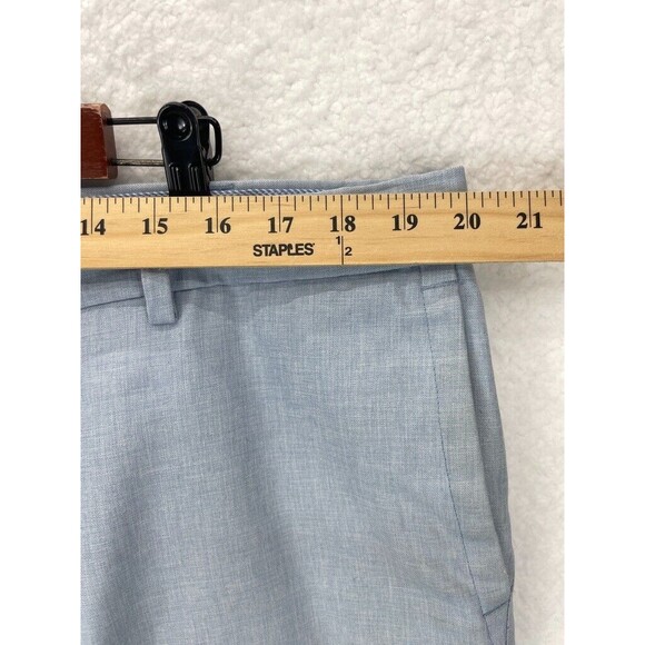 Peter Millar Chino Shorts Men’s Size 38 Blue Pastel Flat Front 9” Inseam - Picture 2 of 8